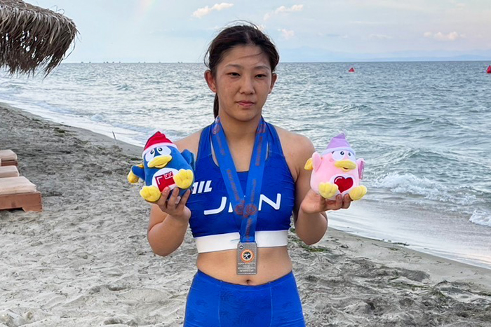 2024年ビーチレスリングU20世界選手権、淺野選手が銀メダル獲得!